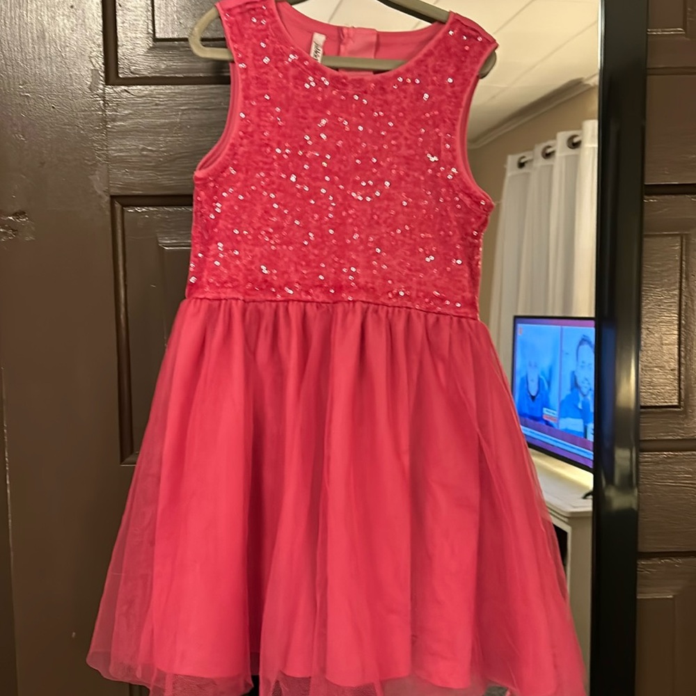 FabKids pink dress; medium